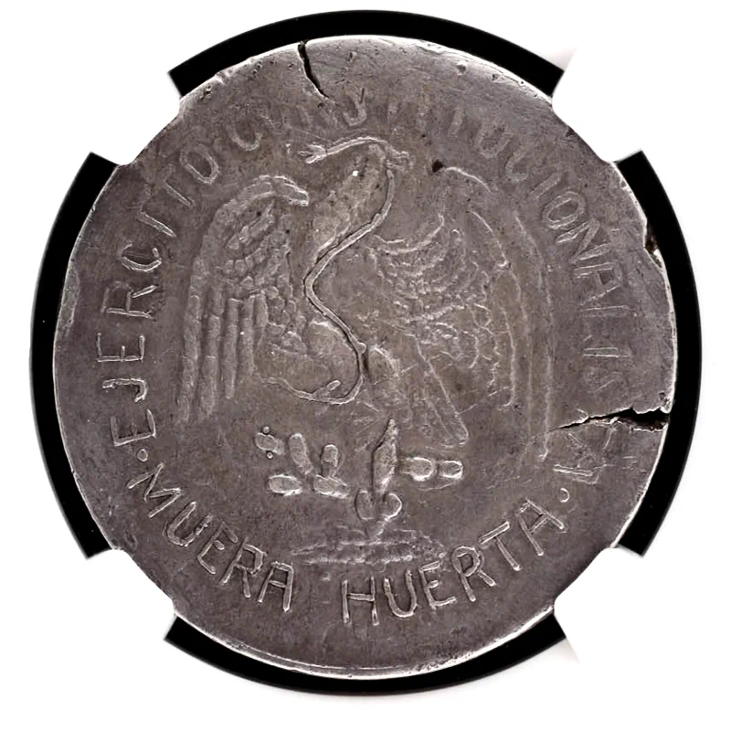 1914 Six-Star Muera Huerta Peso Reverse